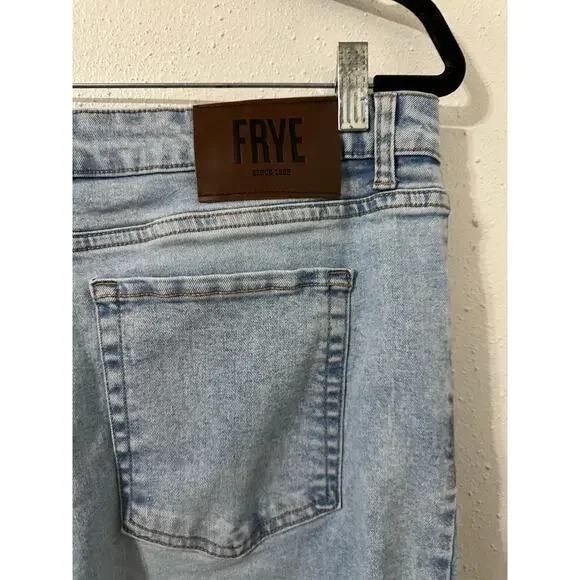 FRYE DENIM straight leg high rise size 14 - Picture 3 of 10